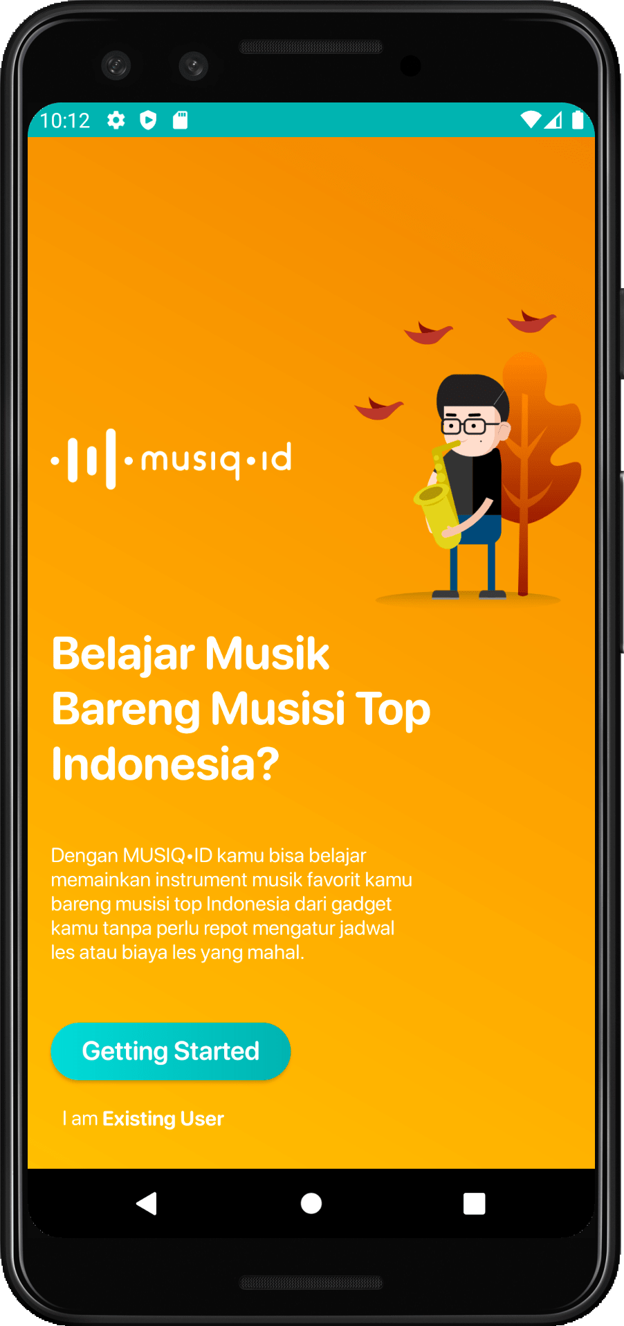 Musiq ID application screen